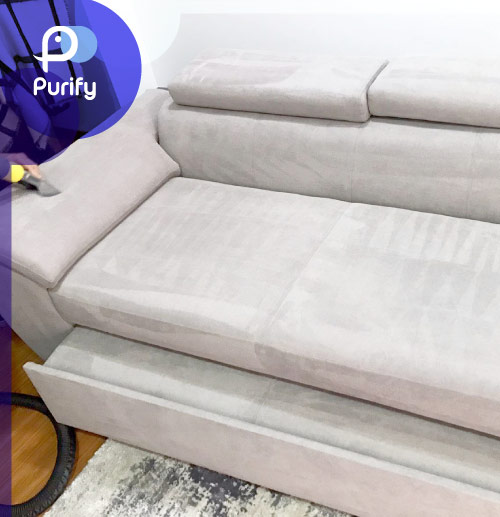 Muebles limpios y desinfectados por Purify en Bogotá