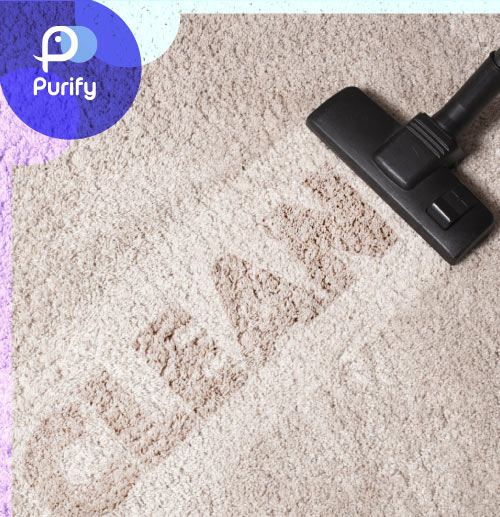 Alfombra limpia y desinfectada por Purify en Bogotá